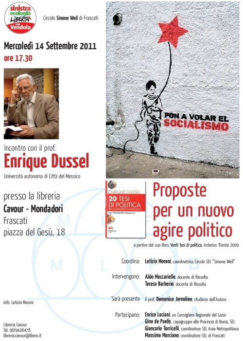 Enrique Dussel Proposte per un nuovo agire politico