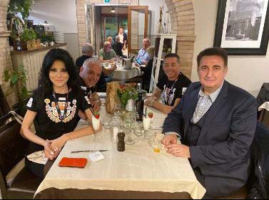 Roberto Giacobbo a cena ai Castelli ospite di Letizia Moroni
